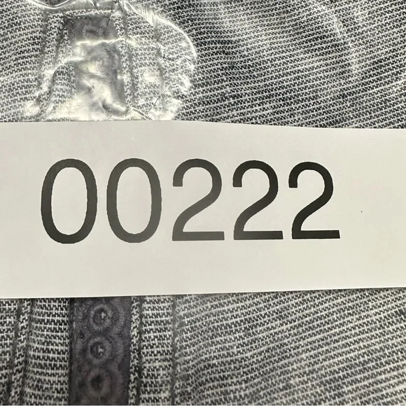 Anthropologie Women’s Pilcro High Rise Blue Linen Wide-Leg Pants Size 8 - Picture 11 of 11